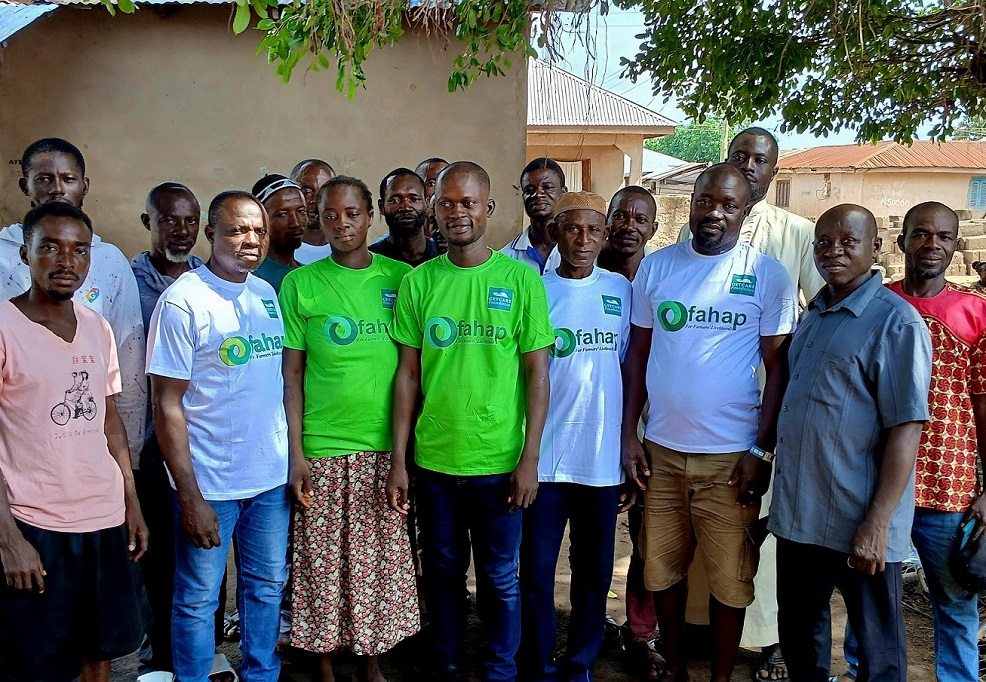 Farmers and agricultural programme participants engaged in a GetCare field setting